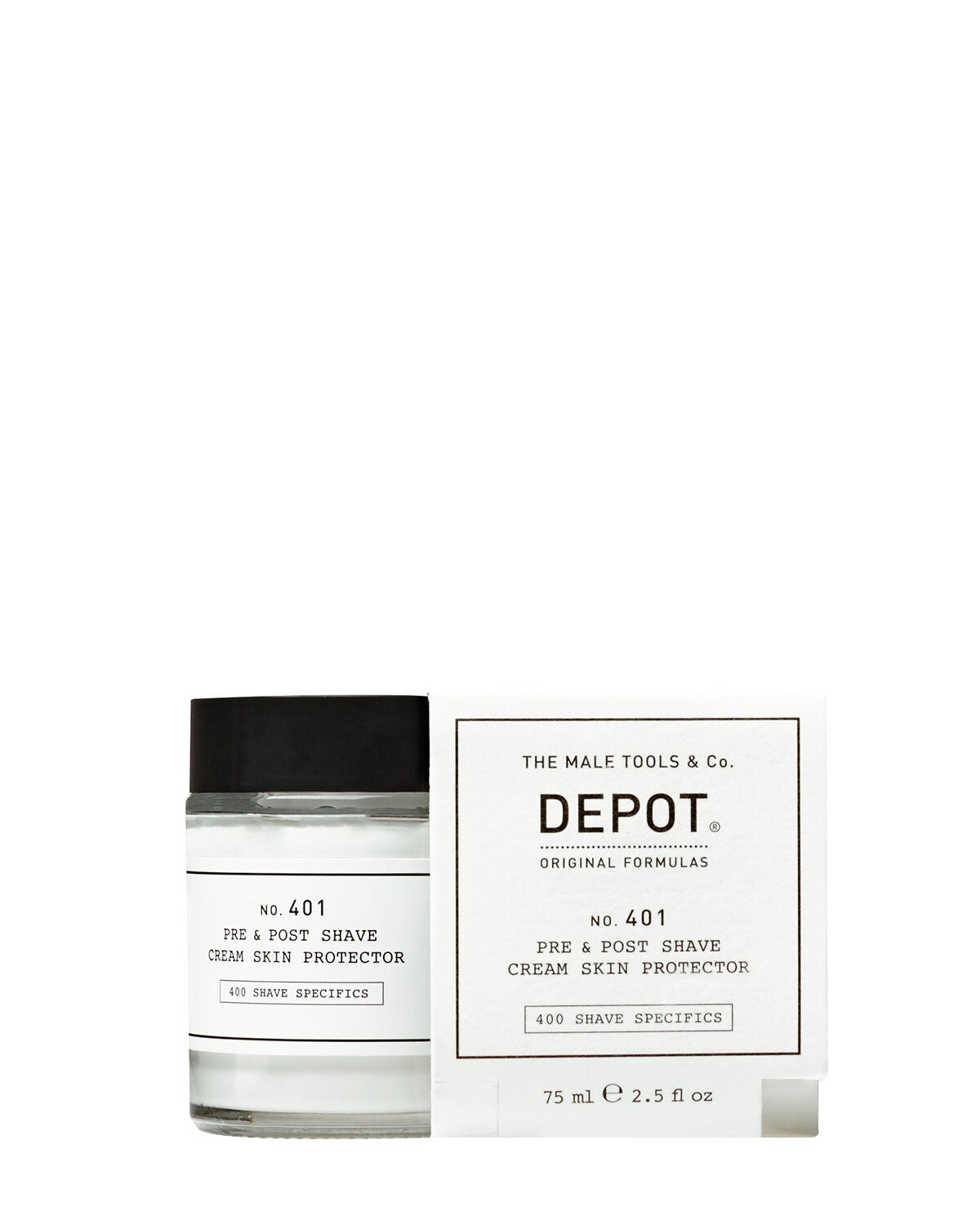 DEPOT® NO.401 Pre & Post Shave Cream Skin Protector 75ml